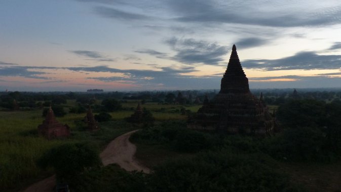 Vue depuis le Buledi temple - Bagan