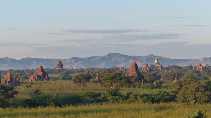 Vue depuis le Buledi temple - Bagan